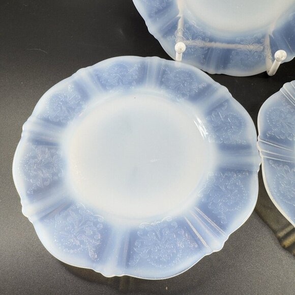 Macbeth Evans American Sweetheart Monax Depression Opalescent Set 3 Dishes VTG - Picture 6 of 13